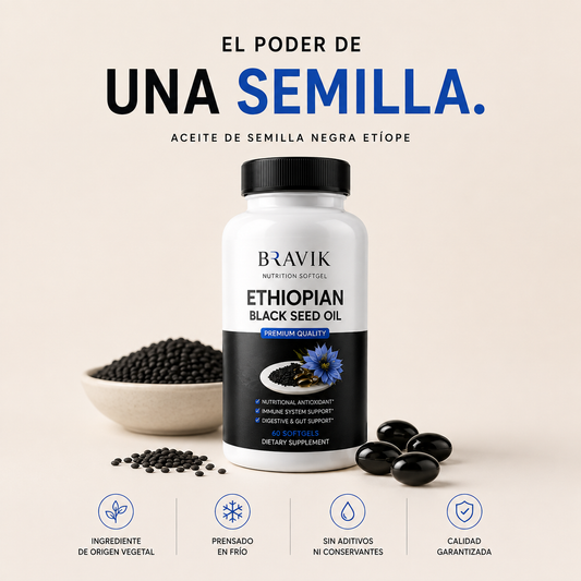 ACEITE DE SEMILLA NEGRA ETIOPE | BIENESTAR DIARIO DESDE EL ORIGEN